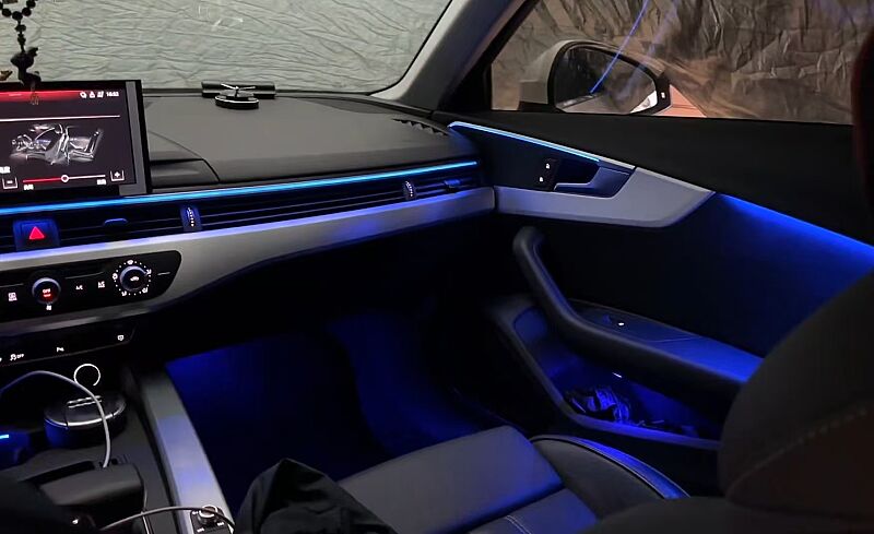 Audi A4 A5 RGB Ön Trimli İç Ambiyans Aydınlatma Seti - 3