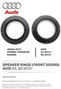 Audi Araçlara Ön Kapı Yerlerin 16 Cm Hoparlör Kasnağı - 4
