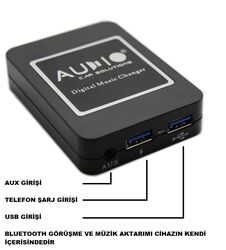 Audi Araçlara Uyumlu Bluetooth-Usb-Aux-SD Kart Aparatı