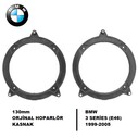 Clifford - Bmw E46 Araçlara Ön Arka Kapı Yerlerine 13 Cm Hoparlör Kasnağı