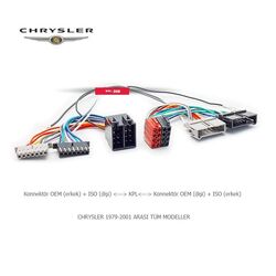 Chrysler Araçlara Uyumlu İso T Kablo Orjinal Dönüştürme Soketi