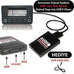 Clarion Teyp'lere USB-AUX-SD Kart Aparatı