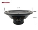Clifford CF e12s Subwoofer 30cm Bas - 2