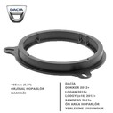 Clifford - Dacia Araçlara Ön Arka Kapı Yerlerine 16 Cm Hoparlör Kasnağı