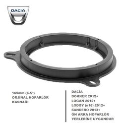 Dacia Araçlara Ön Arka Kapı Yerlerine 16 Cm Hoparlör Kasnağı