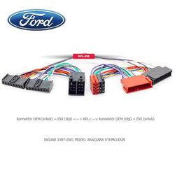Ford Araçlara Uyumlu İso T Kablo Orjinal Dönüştürme Soketi