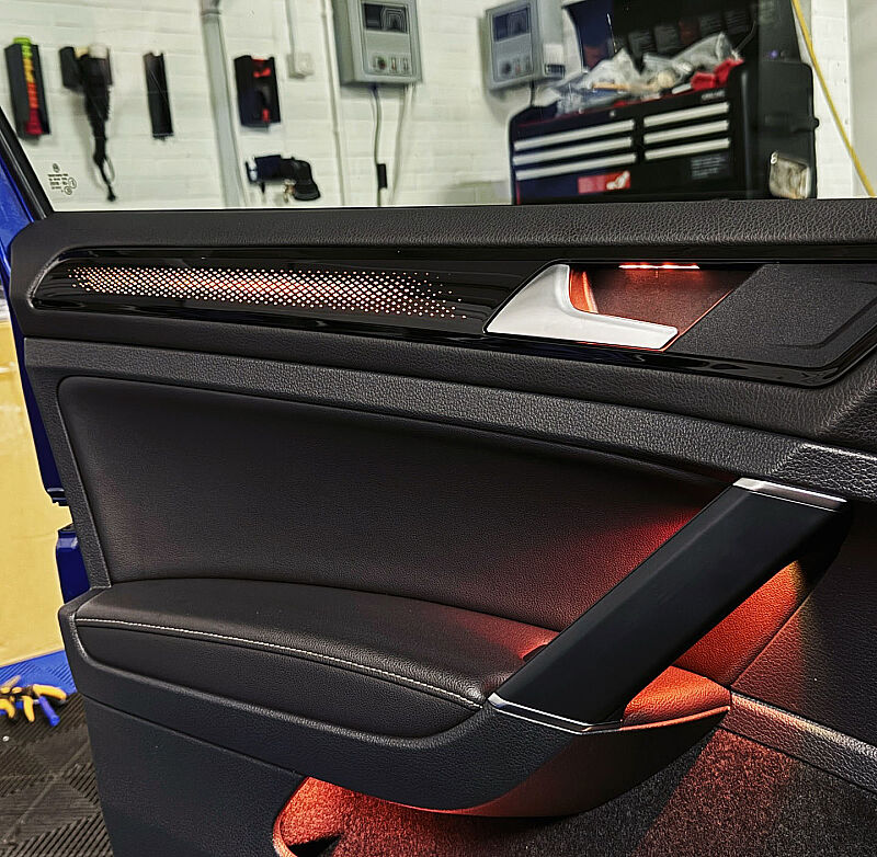 Golf 7 7.5 Trimli Piano Black Galaxy Rainbow Trimli İç Ambiyans Aydınlatması - 4