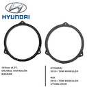 Clifford - Hyundai Araçlara Ön-Arka Kapı Yerlerine 16 Cm Hoparlör Kasnağı