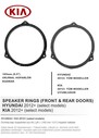 Kia Araçlara Ön Arka Kapı Yerlerine 16 Cm Hoparlör Kasnağı - 4