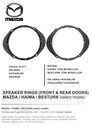 Mazda Araçlara Kapı Yerlerine 16 CM Hoparlör Kasnağı - 3