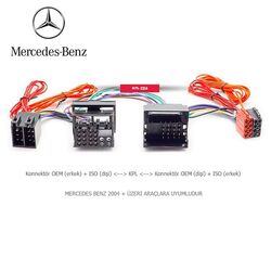 Mercedes 2004 Ve Üzerine İso T Kablo Orjinal Dönüştürme Soketi