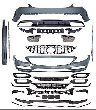 Mercedes C Class W205 Body Kit Up Grade To 2019 AMG - 1
