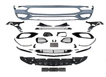 Mercedes CLA Class W118 2019+ CLA45 Front Bumper Body Kit - 1