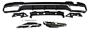 Mercedes E Class W212 14-16 E63 Rear Diffuser Silver