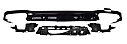 Mercedes E Class W213 17-20 E63 Rear Diffuser Black