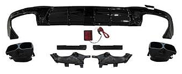 Mercedes S Class W222 2018-2022 Brabus Rear Dıffuser - 1