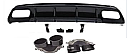 Mercedes  W176 A45 Rear Diffuser Carbon Black Pipe 