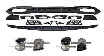 Mercedes W177 A35 Rear Diffuser For AMG Sedan - 1