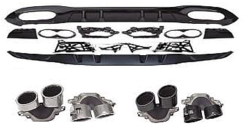 Mercedes W177 A45 Rear Diffuser For AMG Hatcback - 1