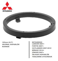 Mitsubishi Ön Kapı Yerlerine 16 Cm Hoparlör Kasnağı