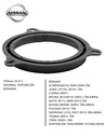 Nissan Araçlara Uyumlu 16 Cm Hoparlör Kasnağı - 3