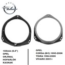 Clifford - Opel Araçlara Ön Kapı Yerlerine 16 cm Hoparlör Kasnağı