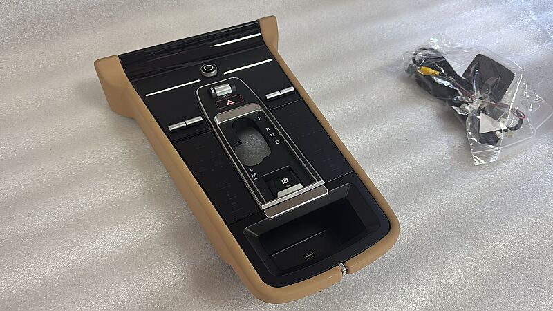 Porsche Cayenne 2010-2017 Digital Klima Paneli (Bej) - 2