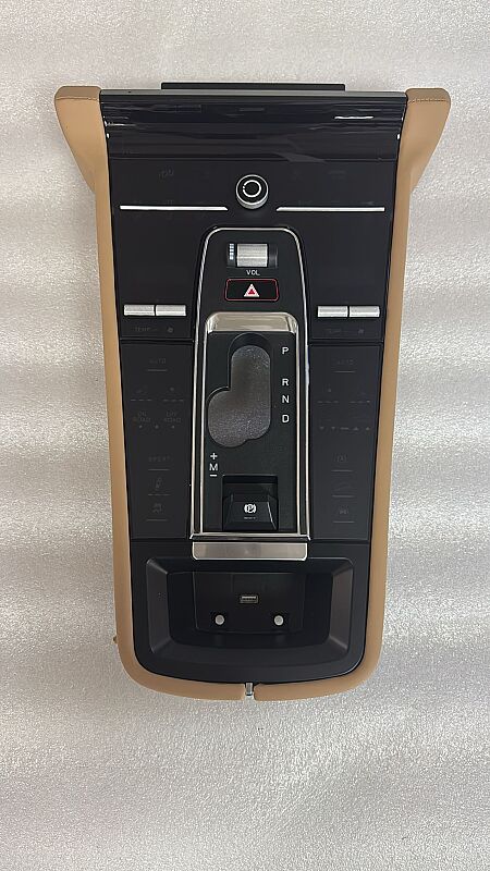 Porsche Cayenne 2010-2017 Digital Klima Paneli (Bej) - 3