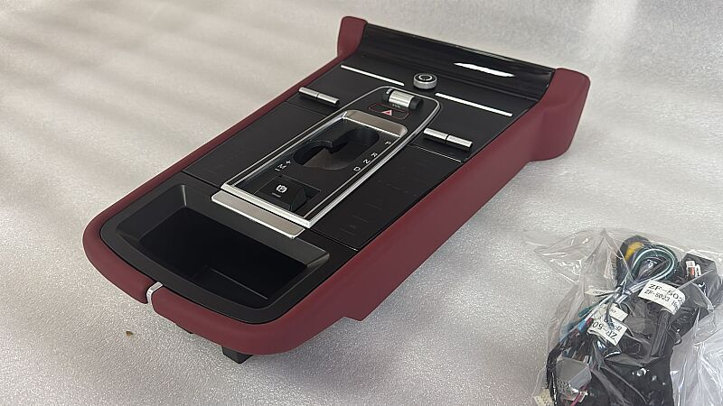 Porsche Cayenne 2010-2017 Digital Klima Paneli (RED) - 1