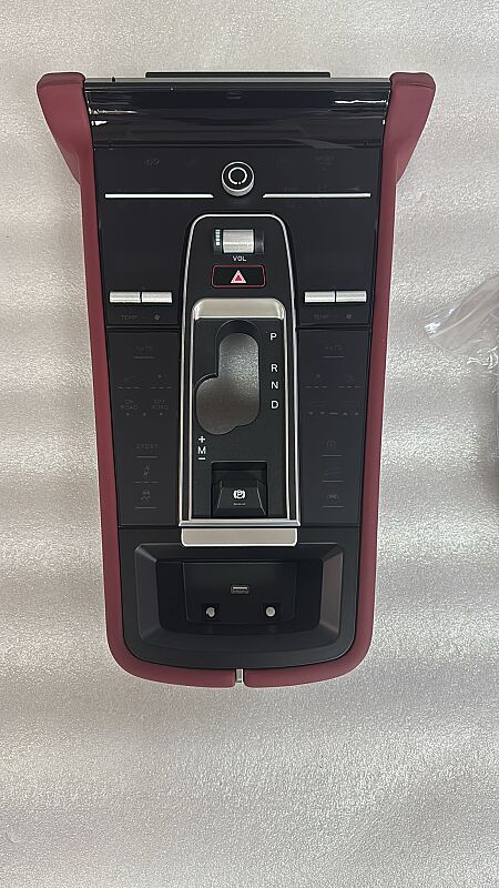 Porsche Cayenne 2010-2017 Digital Klima Paneli (RED) - 2