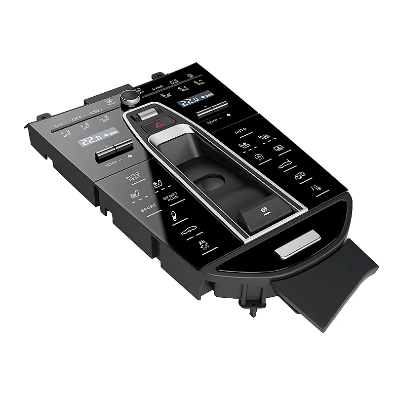 Porsche Panamera 2010-2017 Digital Klima Paneli (black) - 1