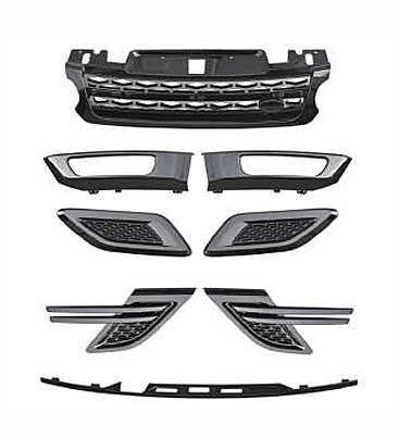 Range Rover Sport 14 17 Black Versiyon Izgara Kiti - 1