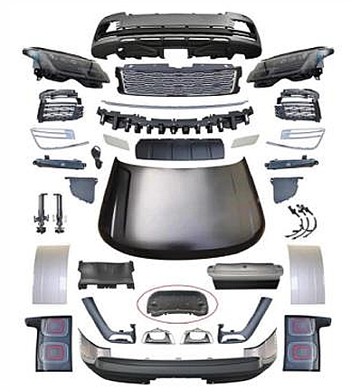 Range Rover Vougue 2013-2017 2020 SVA Görünüm Full Set Gövde Kiti - 1