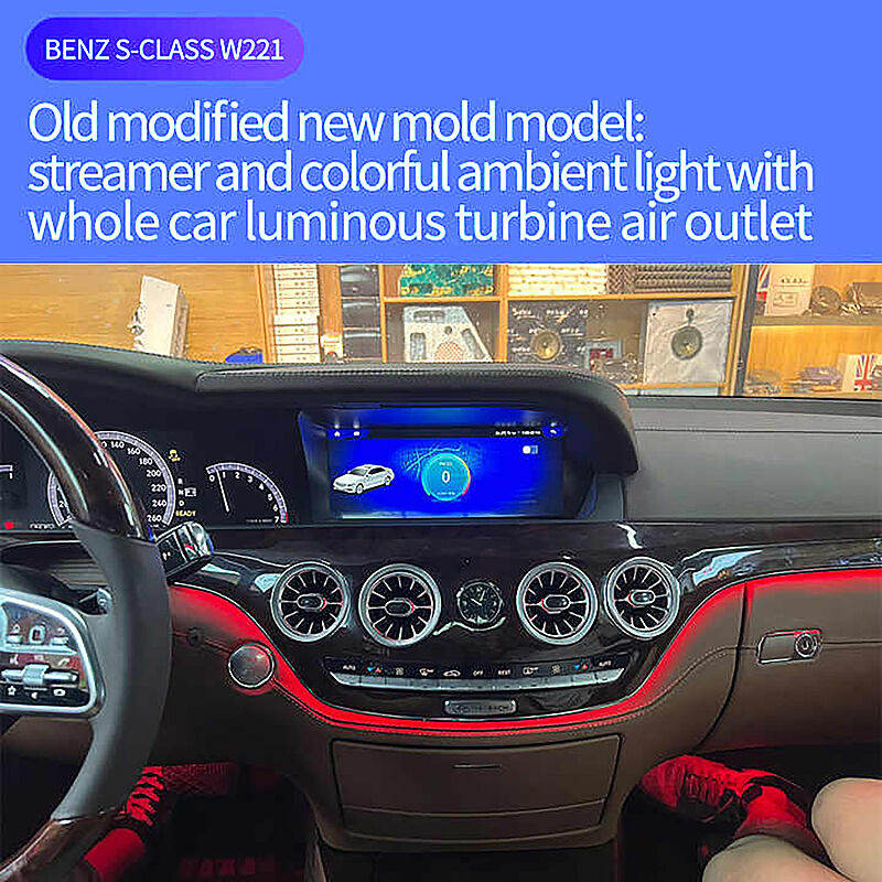S Class W221 W222 Görünüm Trimli Ambiyans  - 1