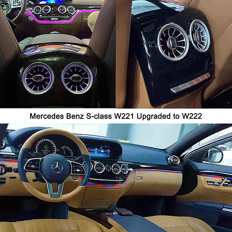 S Class W221 W222 Görünüm Trimli Ambiyans  - 3