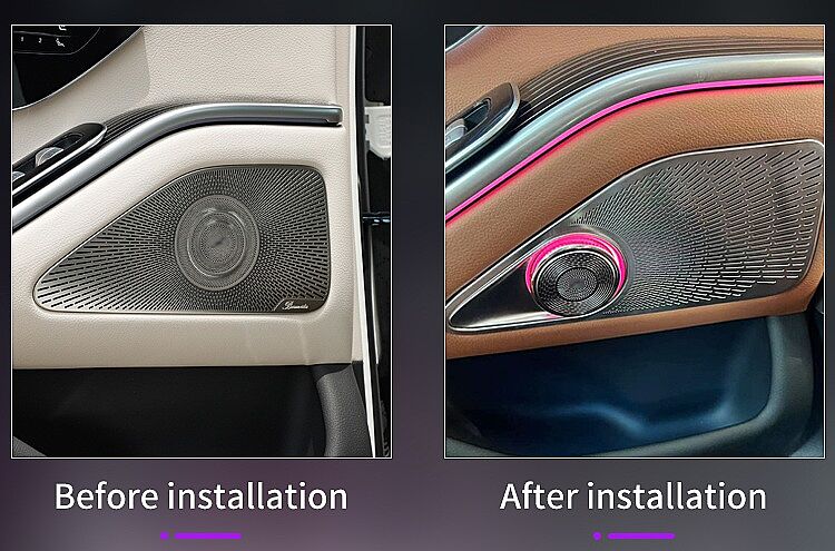 S Class W223 Arka Motorlu Tweeter Kapakları  - 1
