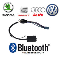Seat Skoda Audi Volkswagen Araçlara Uyumlu 8pin Bluetooth Aparatı