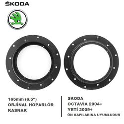 Skoda Araçlara Ön Kapı Yerlerine 16 Cm Hoparlör Kasnağı