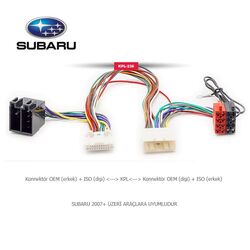 Subaru Araçlara Uyumlu İso T Kablo Orjinal Dönüştürme Soketi