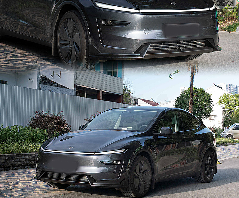 Tesla Model Y Juniper 2025 Ön Lip Black - 3