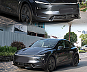 Tesla Model Y Juniper 2025 Ön Lip Carbon - 3