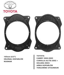 Toyota Araçlara Arka Kapı Yerlerine 16 Cm Hoparlör Kasnağı