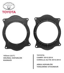 Toyota Araçlara Arka Kapı Yerlerine 16 Cm Hoparlör Kasnağı