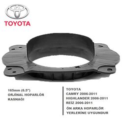 Toyota Araçlara Ön Arka Kapı Yerlerine 16 Cm Hoparlör Kasnağı