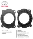 Toyota Araçlara Ön Arka Kapı Yerlerine 16 Cm Hoparlör Kasnağı - 2