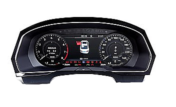 VW TIGUAN 3D Hayalet ekran 2010-2017 - 1